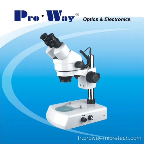 Microscope stéréo à la recherche professionnelle